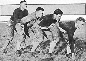 1917 Georgia Tech backfield