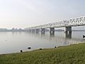 1 Narmada River and a Bridge Gujarat India