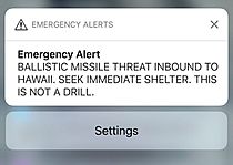 2018 Hawaii missile alert