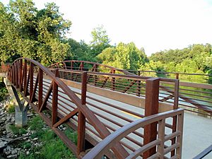 Bridge over Lake Fayetteville