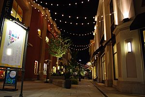 Bridgeport Village night canyon