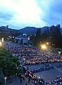 Candlelight Virgil in Lourdes, France, 2013