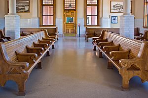 Centralia Union Depot, interior