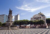 Amazon Theatre opera house in Manaus built in 1896 during the rubber boom