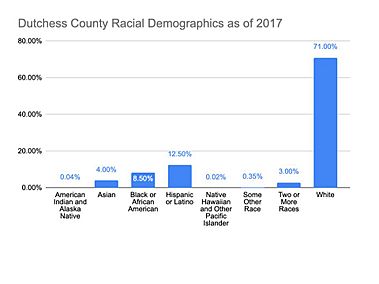 Dutchess County Racial Demographics Chart