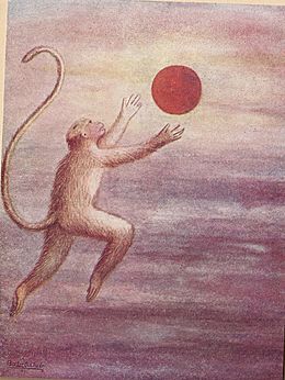 Hanuman Mistakes the Sun for a Fruit