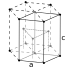 Hexagonal close packed crystal structure for magnesium