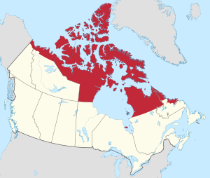 Location of Inuit Nunangat