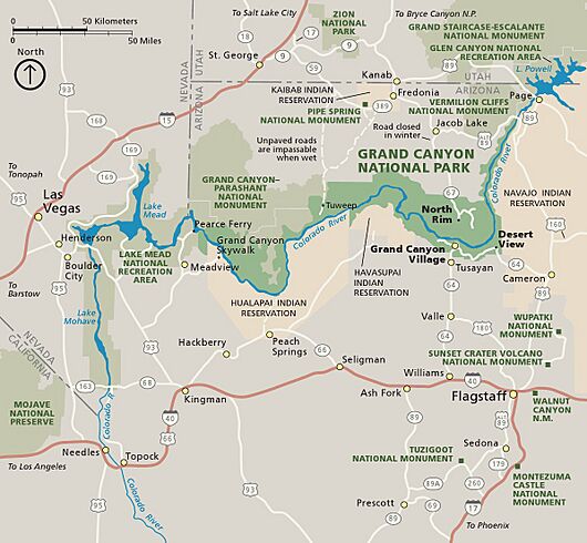 NPS grand-canyon-regional-map