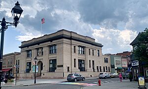 The United Bank Building, located in the Center Historic District