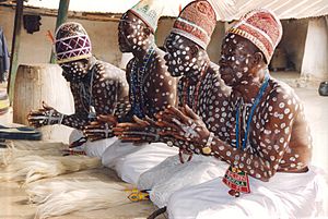 Obatala Priester im Tempel