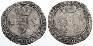 Philip & Mary Irish groat 602446