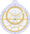 Planispheric astrolabe