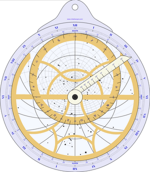 Planispheric astrolabe