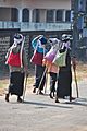 Sabarimala pilgrims walking