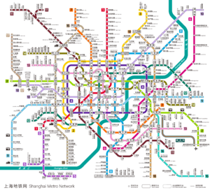 Shanghai Metro Network en