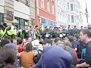 Sit-in G8 Rostock 2008