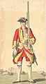 Soldier of 29th regiment 1742