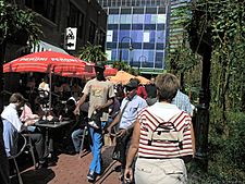 Stone Street near the Main Street District of downtown Dallas