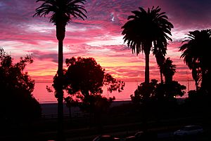 Sunset in santa monica