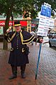 Town crier Alan Myatt, Hitchin, UK