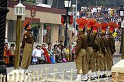 Wagah border indian bsf