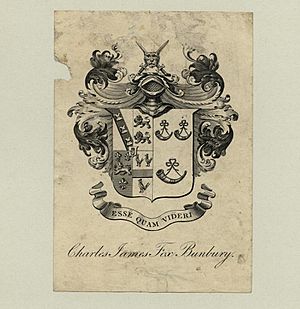 Bookplates-Charles James Fox Bunbury