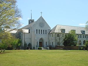 Church facade, Holy Spirit Monastery