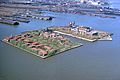 Ellis island air photo