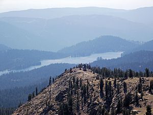 Huntington Lake from Kaiser Peak