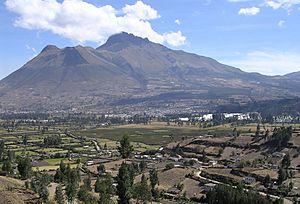 Mount Imbabura from south-east.