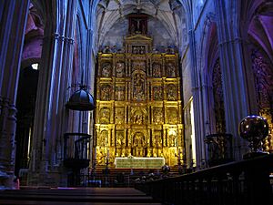 Inside Iglesia de Santa Maria Carmona Andalucia Spain