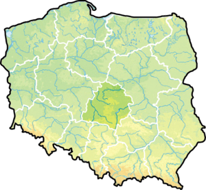 Location within Poland