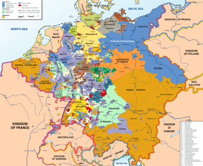 Map of the Holy Roman Empire, 1789 en