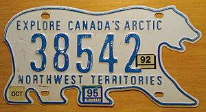 NWT license plate 38542