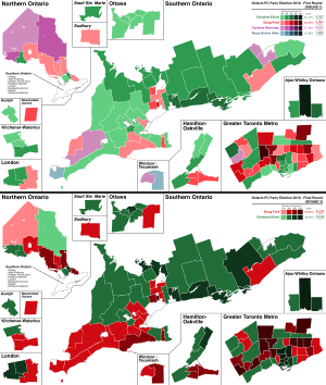 Ontario PC Party Leadership Election 2018 - Results by Riding