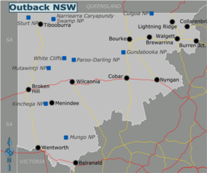 Outback NSW map