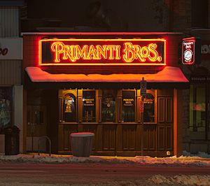 Primanti bros oakland at night