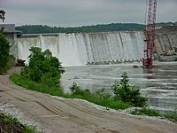 Spillway & crane