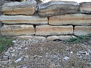 Stone Posts in Landscape 03