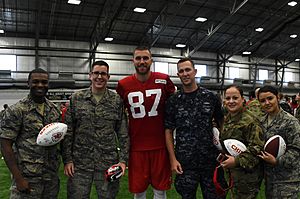 T kelce training camp 2017