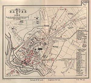 Thomas-Shapter-HistoryOfCholeraInExeter1832-map