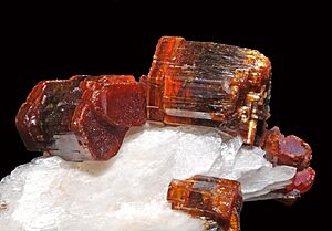 Vanadinite, barytine 4