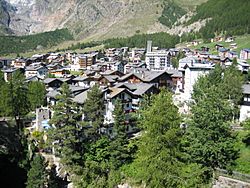 Vue sur Saas-Fee