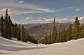 Aspen Mountain spring skiing Copper run