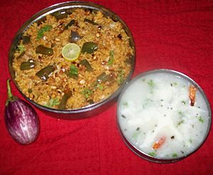 Brinjal rice bath