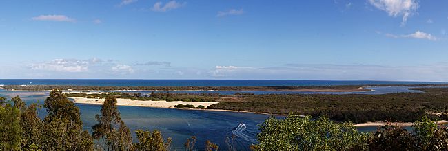 Gippsland lakes pano