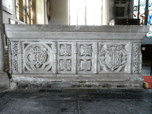 JohnWaldron Died1579 ChestTomb TivertonChurch Devon