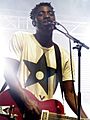 Kele Okereke on guitar.