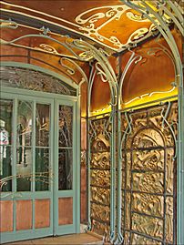 Le hall dentrée du Castel Béranger (Hector Guimard) (5479354274)